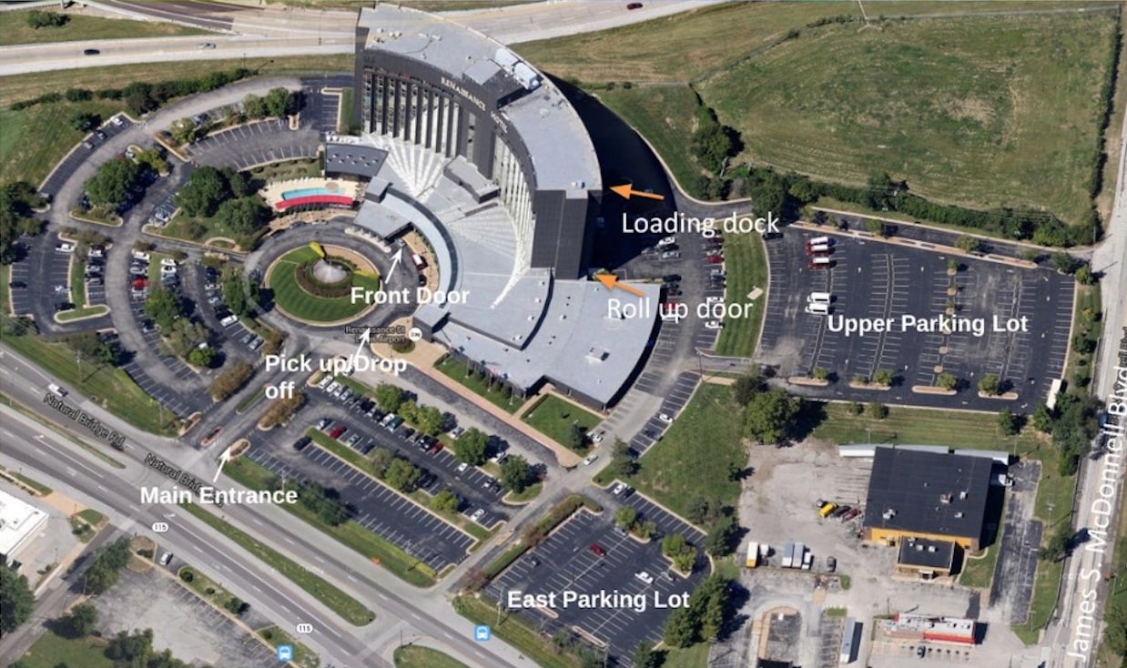 Parking at the renaissance st louis hotel